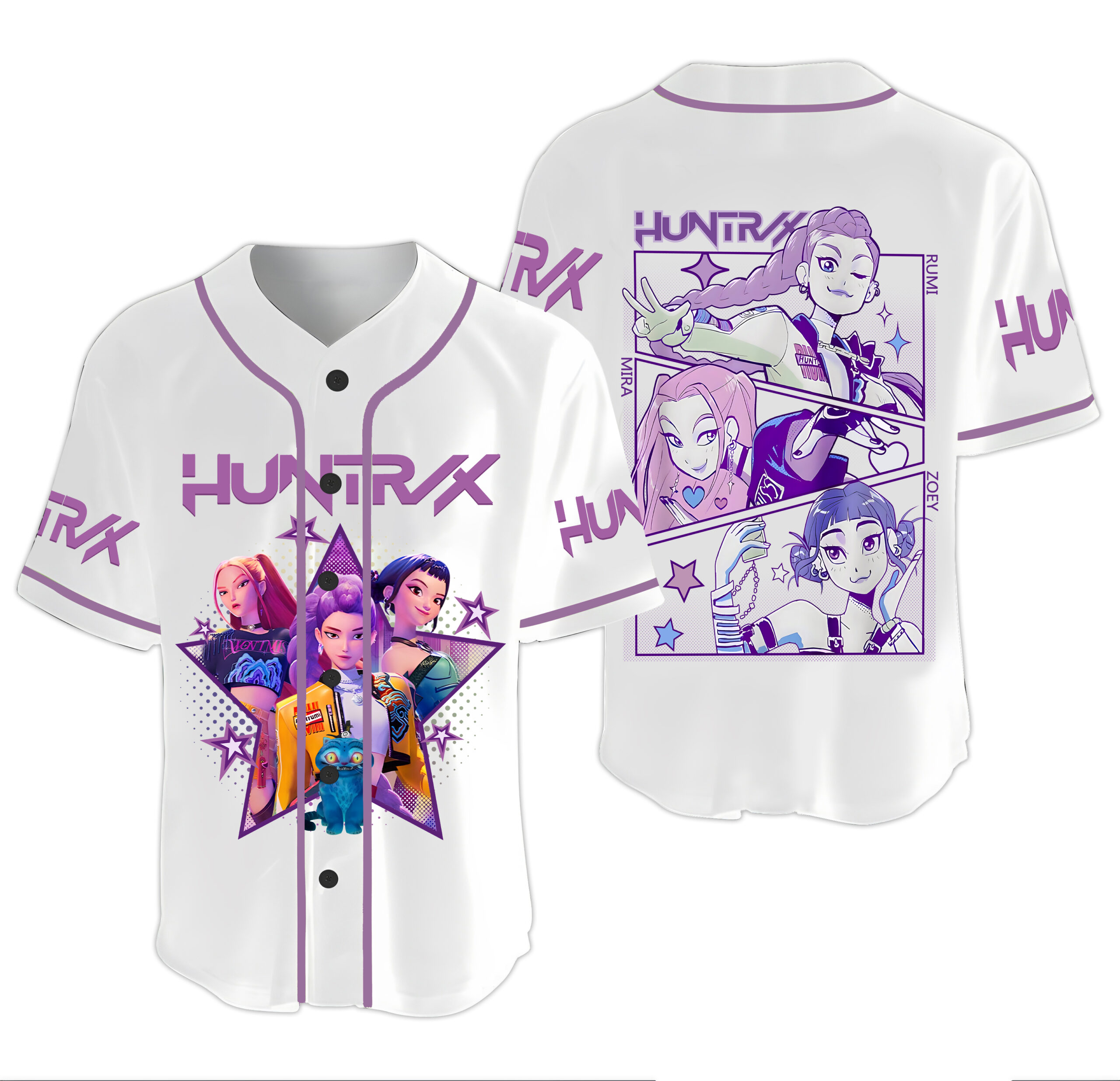 5 Kpop Demon Hunters Baseball Jersey mk