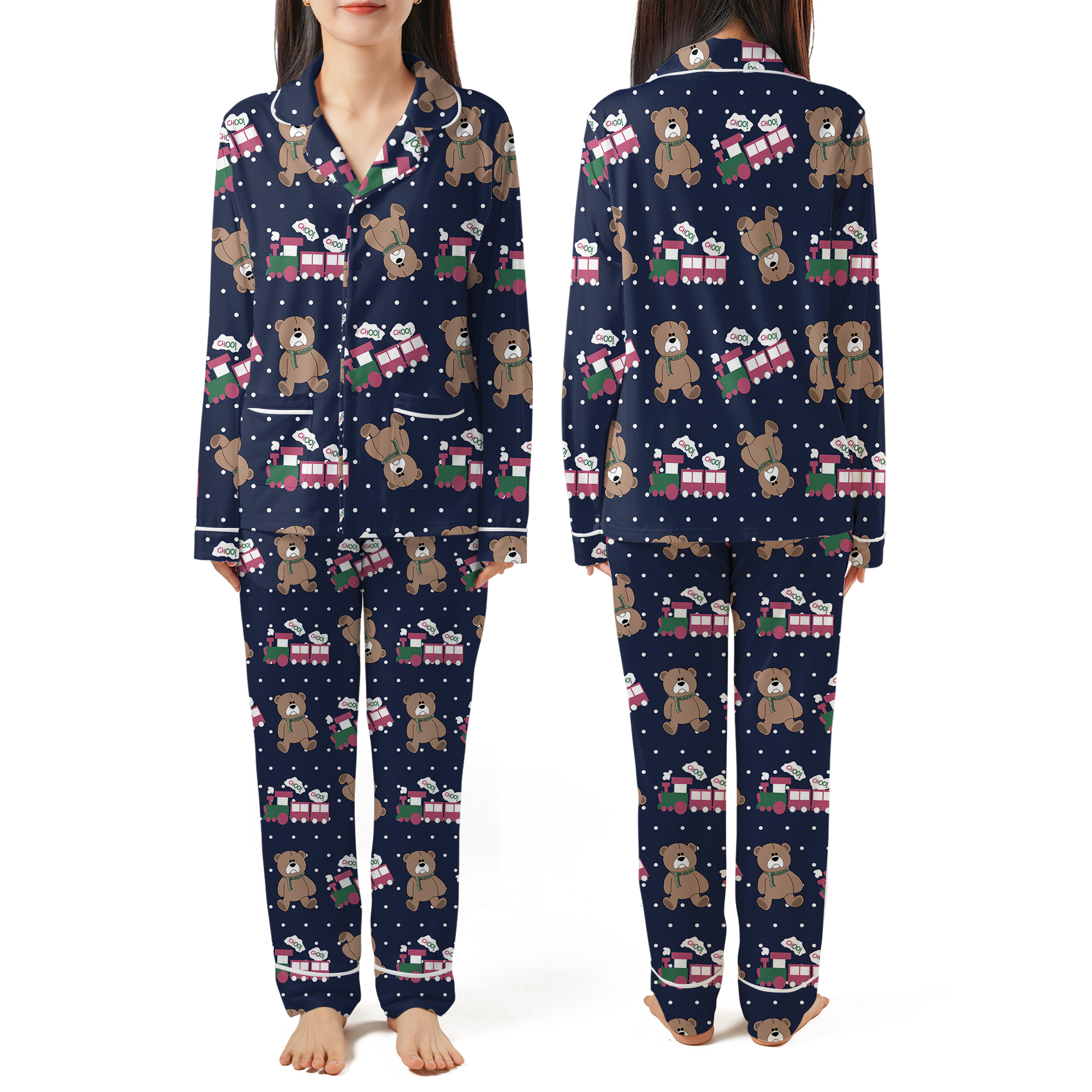 1 mock up bộ dài 2 túi